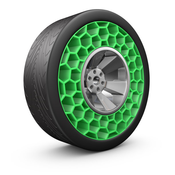 高科技无气车轮图片下载