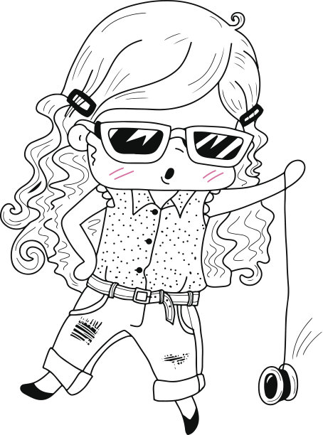 小女孩图片下载