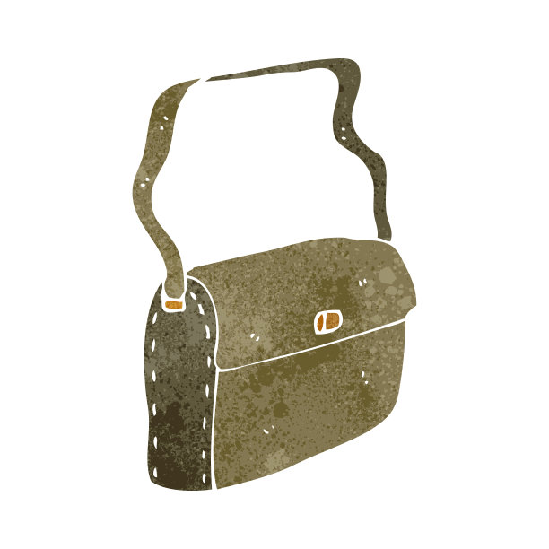 复古的卡通袋图片下载