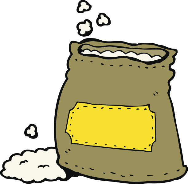 卡通面粉袋图片下载