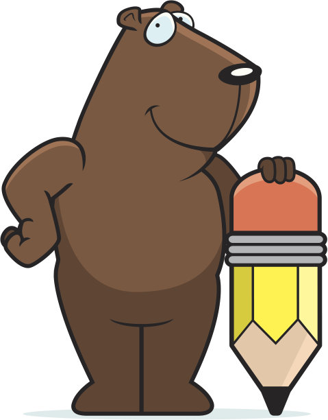 土拨鼠的铅笔图片下载