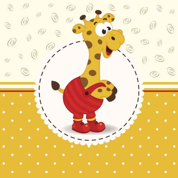 长颈鹿在裤子图片下载