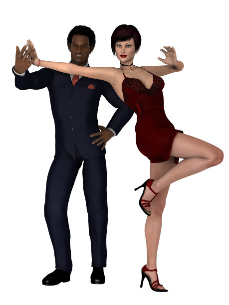 优雅的混血夫妇图片下载