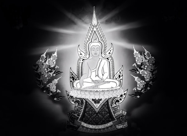 壁画佛图片下载