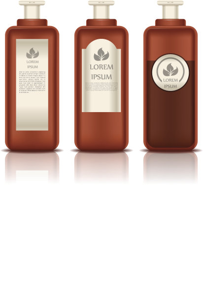 化妆瓶套装图片下载