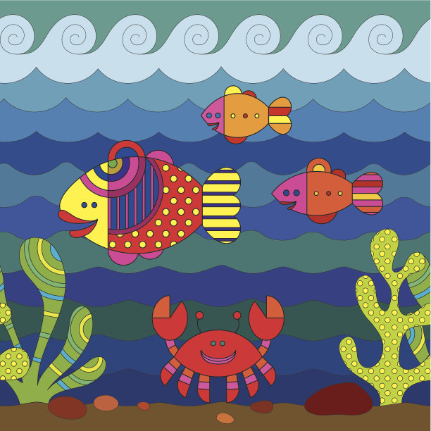 使风格化鱼图片下载