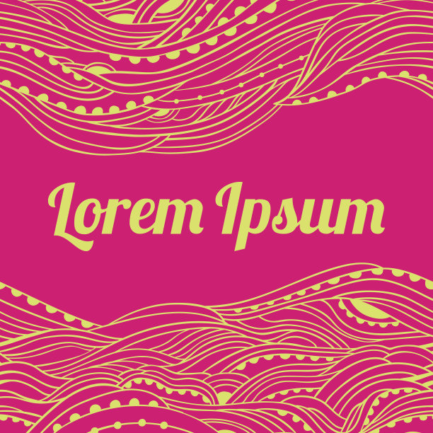 波浪发框图片下载