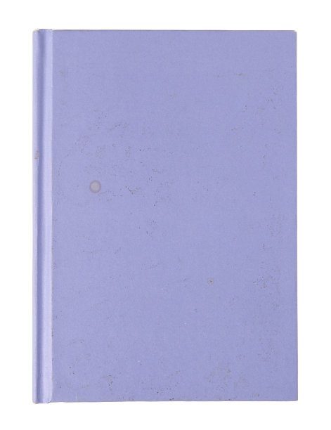 旧蓝书封面孤立图片下载