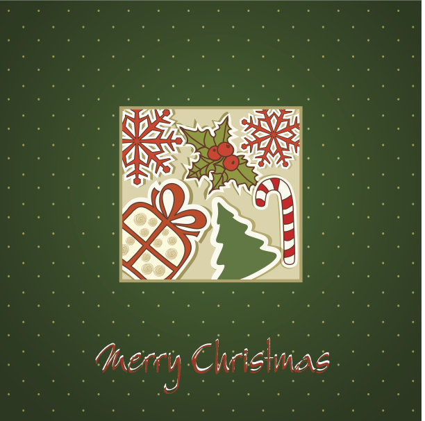 节日背景与圣诞玩具图片下载