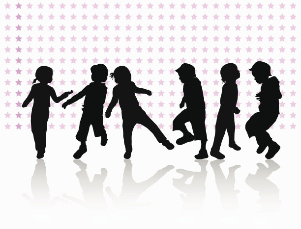 快乐的孩子们一起跳舞图片下载