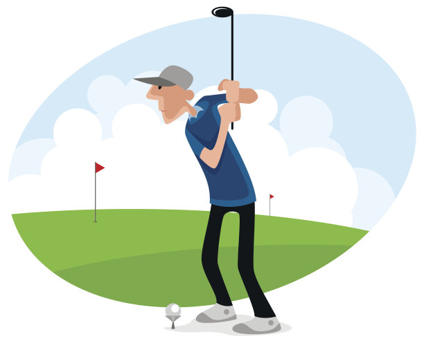 高尔夫球员罢工素材图片