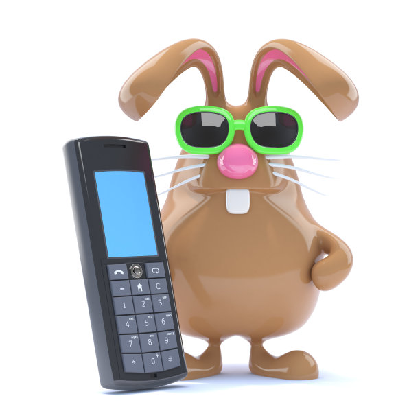 3d手机兔图片下载