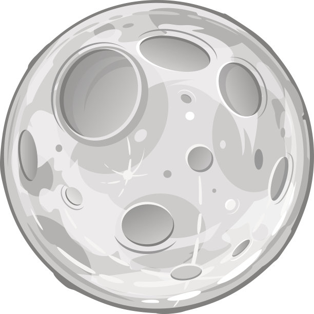 满月卡通图片下载