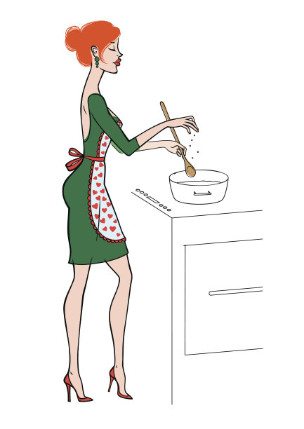 站在白色背景下的女人图片下载