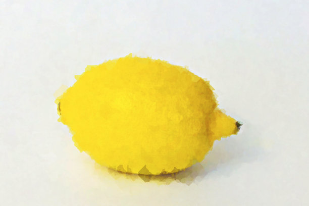 鲜黄色的柠檬图片下载