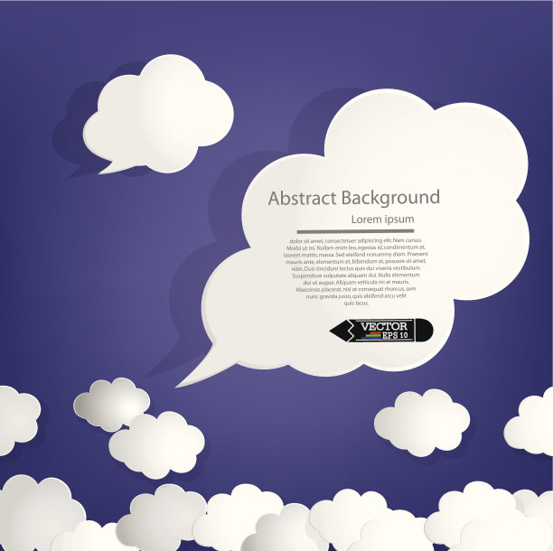 云的演讲背景图片下载