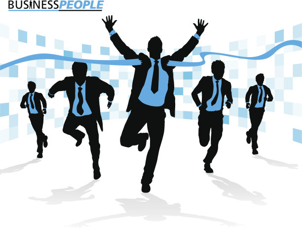 职业竞赛中的商人图片下载