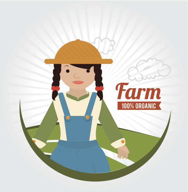 农场新鲜的标签图片下载