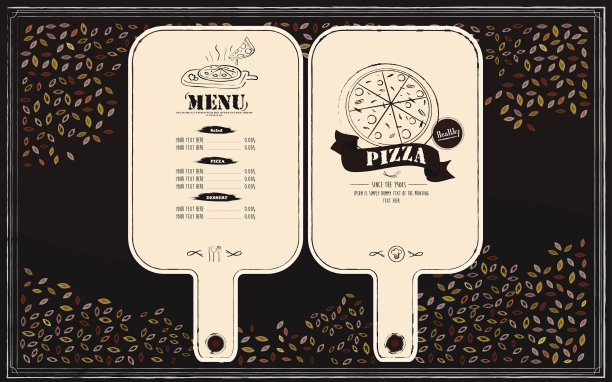 创意餐厅菜单设计图片下载