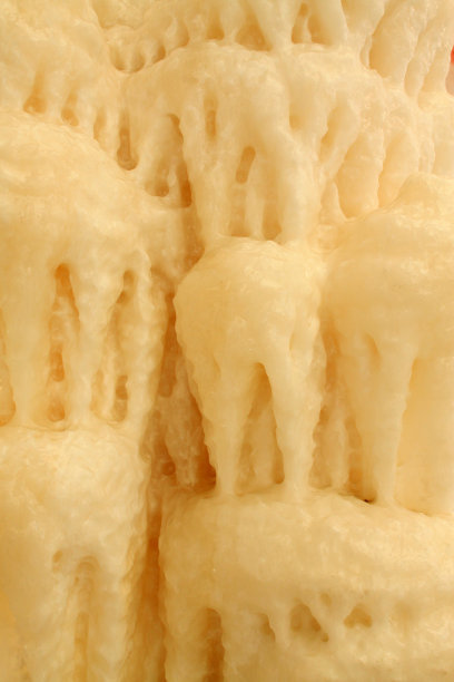 地质公园钟乳石的特写照片图片下载