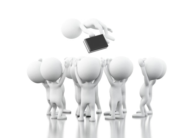 3 d团队工作。经营理念。图片下载