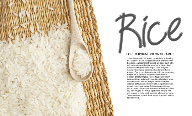 亚洲白米或生米图片下载