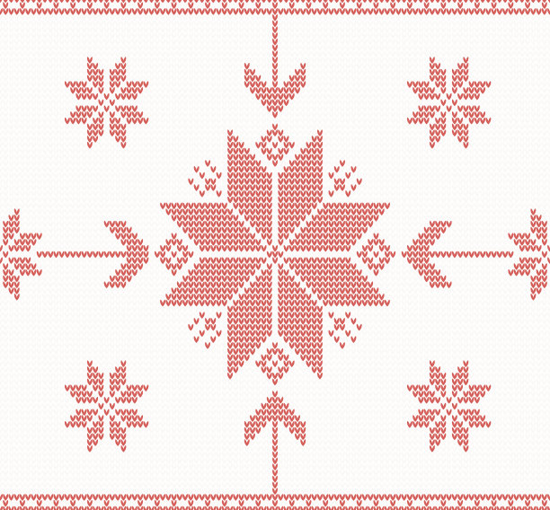 针织星形无缝花纹素材图片