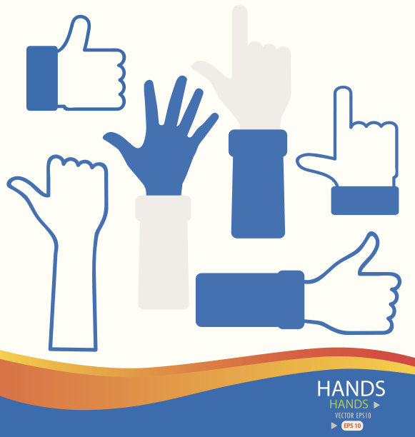 的手。矢量插图。图片下载