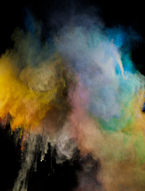 推出了彩色的粉末图片下载