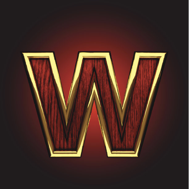 红色木纹金色矢量图形图片下载