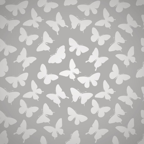 美丽无缝图案与蝴蝶。图片下载