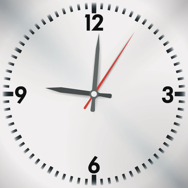 时间设计，矢量插图。图片下载