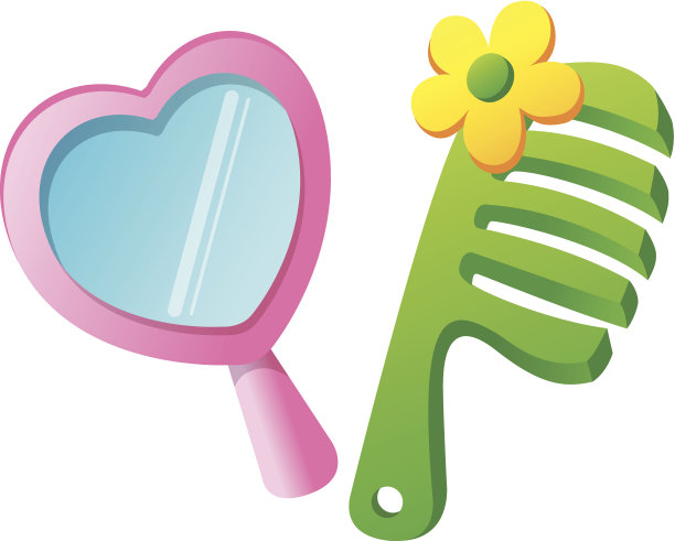 矢量图标镜像和梳图片下载