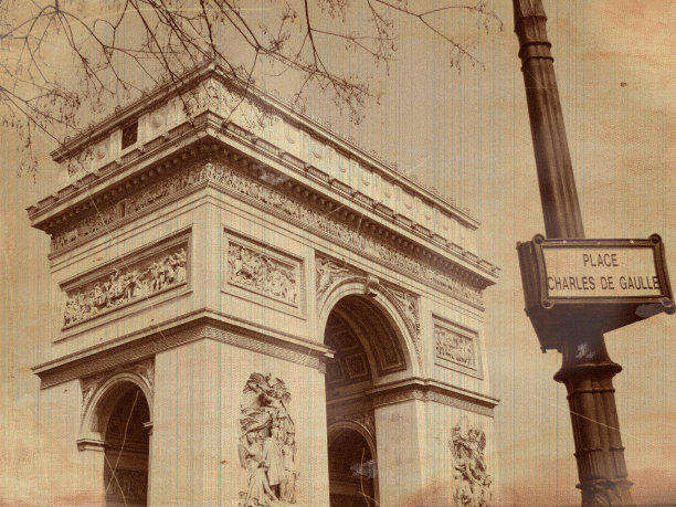 弧德凯旋门图片下载