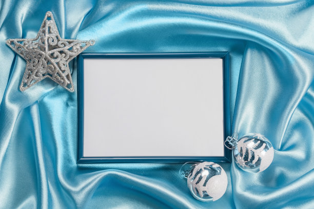 圣诞背景与相框的照片图片下载