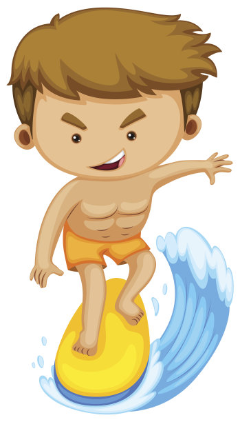 冲浪板上的人在冲浪图片下载