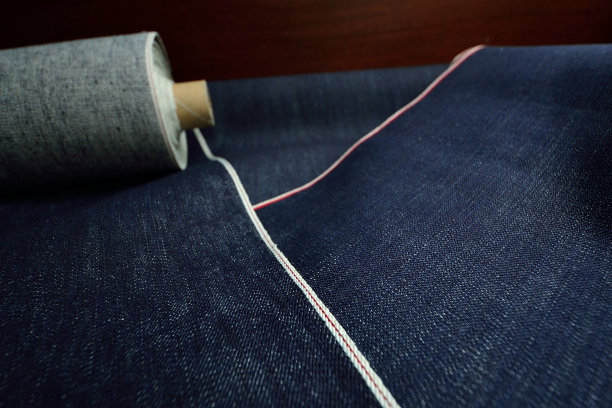 卷边牛仔布图片下载