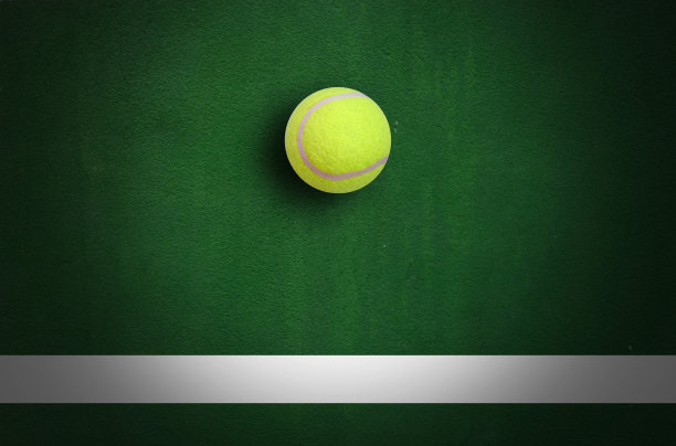 场上的网球图片下载