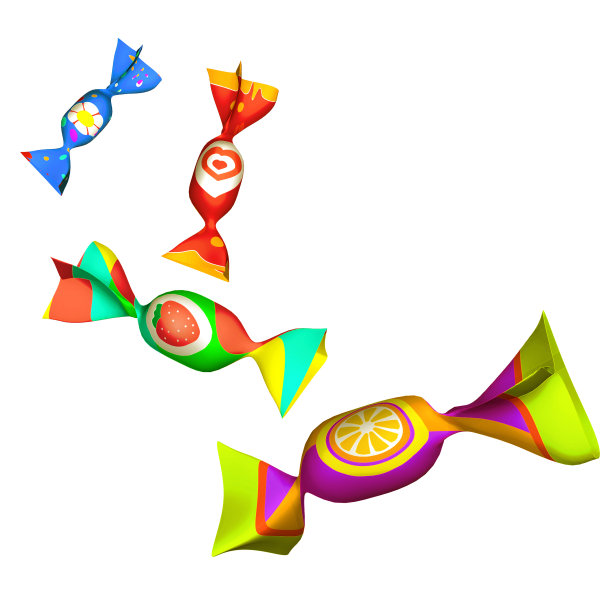 糖果包装鲜亮图片下载