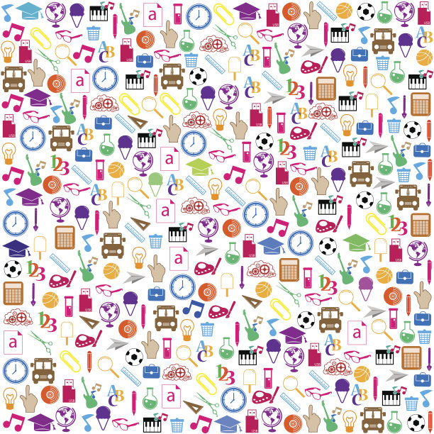 回到学校无缝衔接的儿童背景图片下载