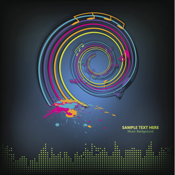 背景音乐飞溅图片下载