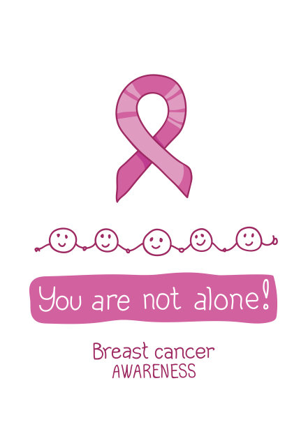 粉红丝带，国际乳腺癌意识的象征图片下载