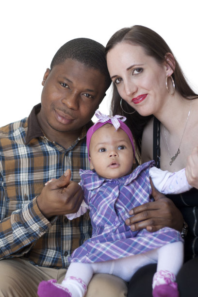 一个幸福家庭的肖像图片下载