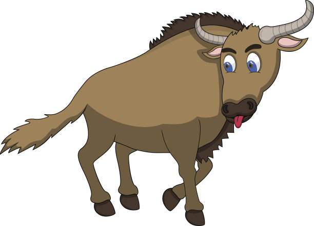 角马卡通图片下载