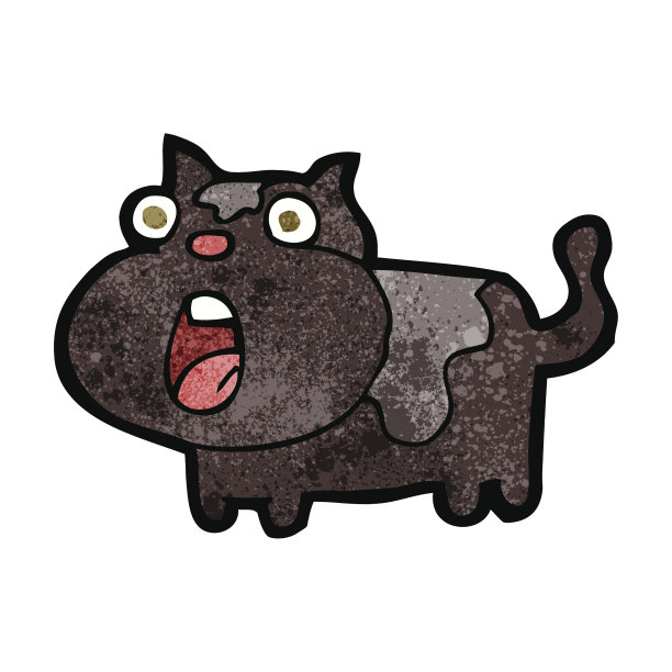 卡通猫震惊图片下载
