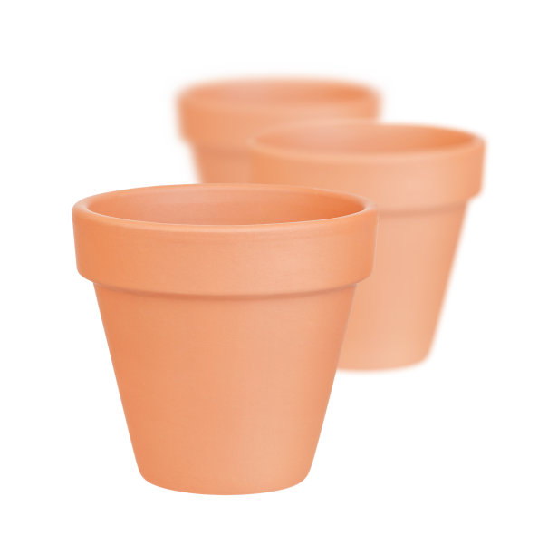 白色背景上的花盆图片下载