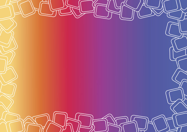 彩色梯度框架图片下载