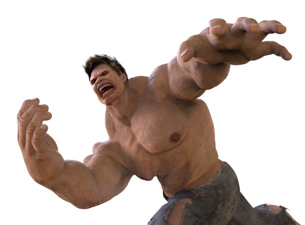 巨型怪物3D插图图片下载