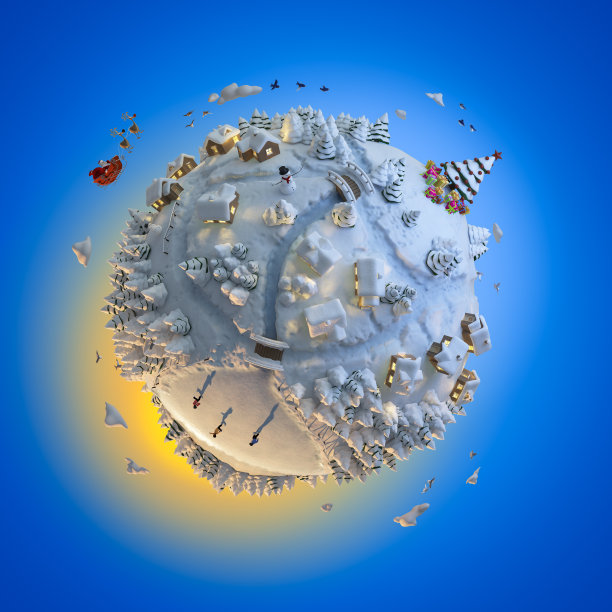 圣诞节的星球图片下载