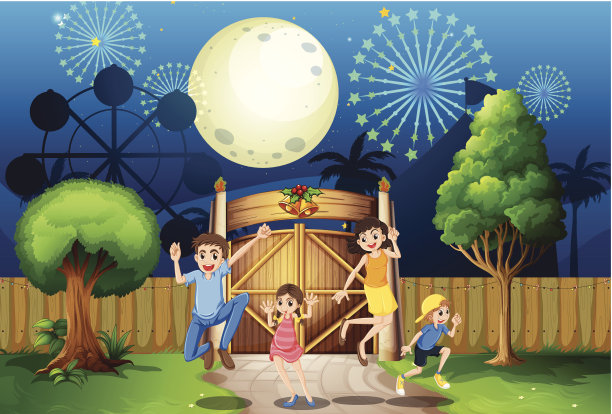 幸福家近大门图片下载